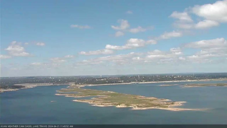 Lake Travis webcam, April 21, 2024 11:45 AM CT