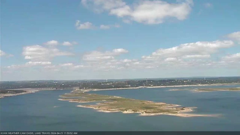 Lake Travis webcam, April 21, 2024 12:00 PM CT