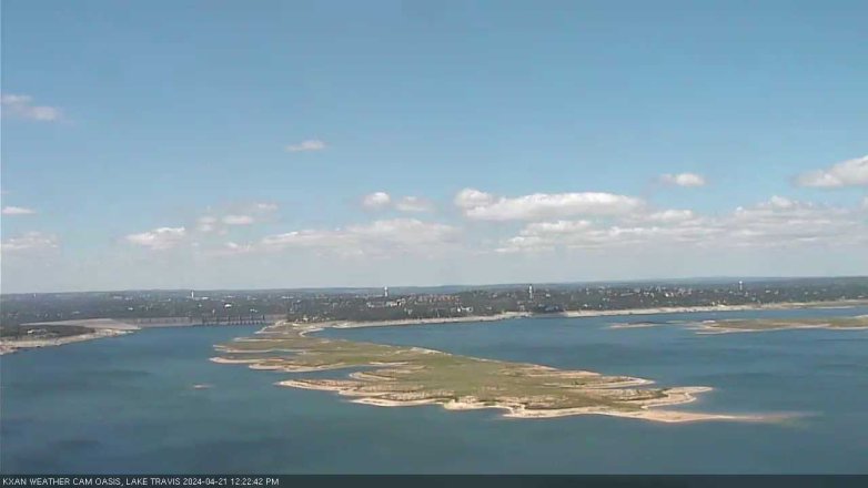 Lake Travis webcam, April 21, 2024 12:25 PM CT