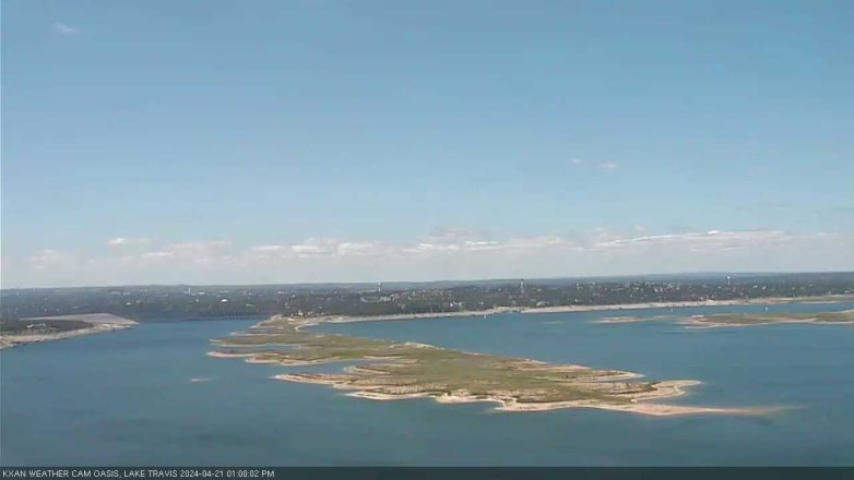 Lake Travis webcam, April 21, 2024 1:00 PM CT