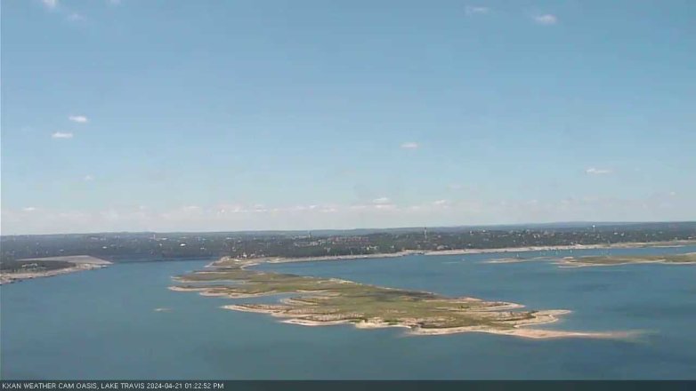 Lake Travis webcam, April 21, 2024 1:25 PM CT