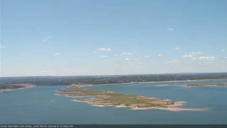 Lake Travis webcam, April 21, 2024 2:00 PM CT