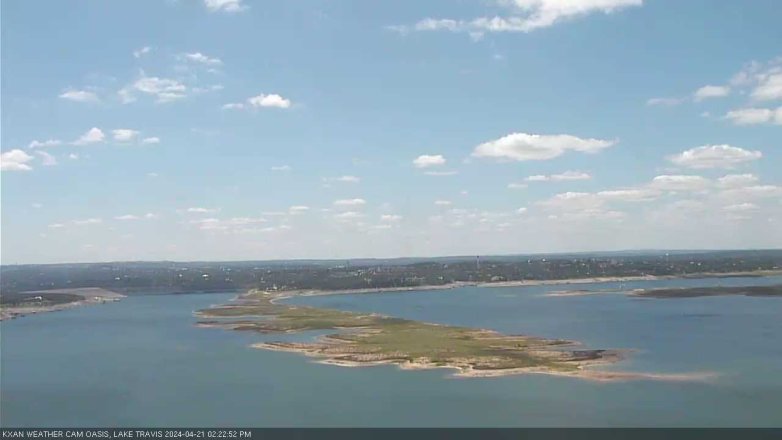 Lake Travis webcam, April 21, 2024 2:25 PM CT
