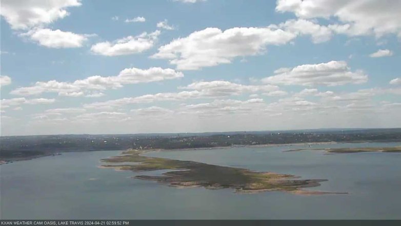 Lake Travis webcam, April 21, 2024 3:00 PM CT