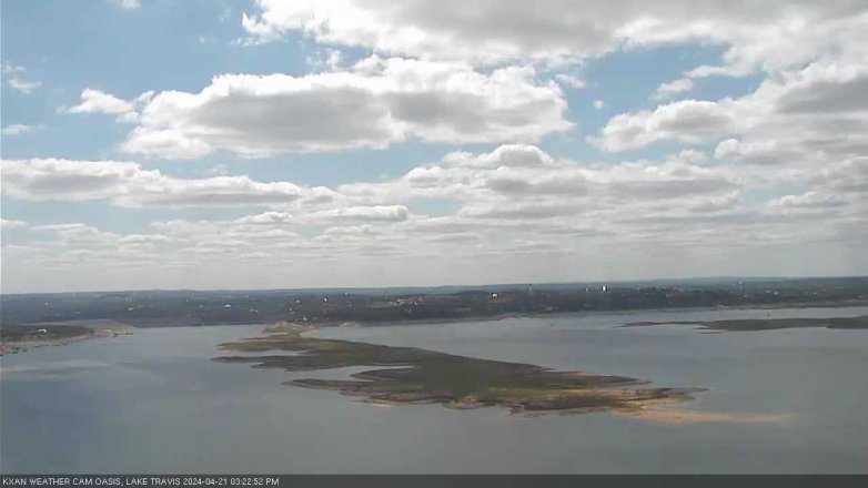 Lake Travis webcam, April 21, 2024 3:25 PM CT