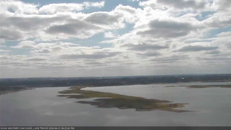 Lake Travis webcam, April 21, 2024 4:25 PM CT