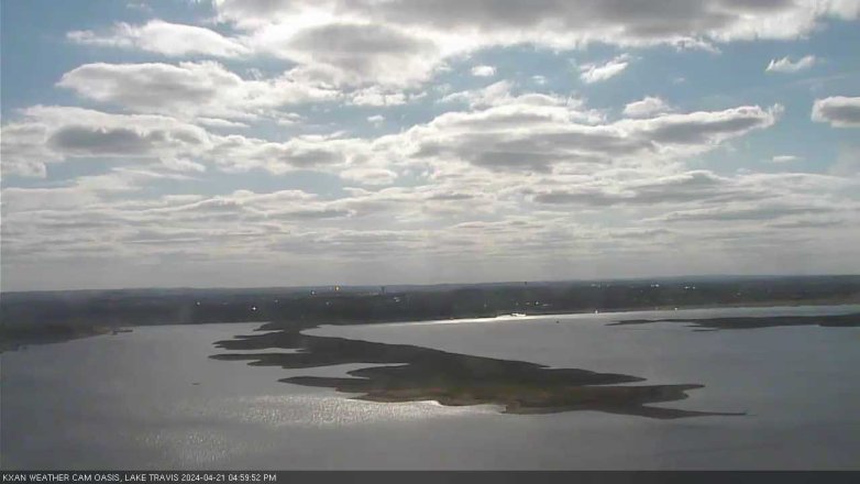 Lake Travis webcam, April 21, 2024 5:00 PM CT