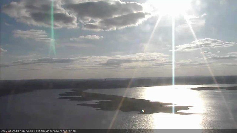 Lake Travis webcam, April 21, 2024 6:25 PM CT