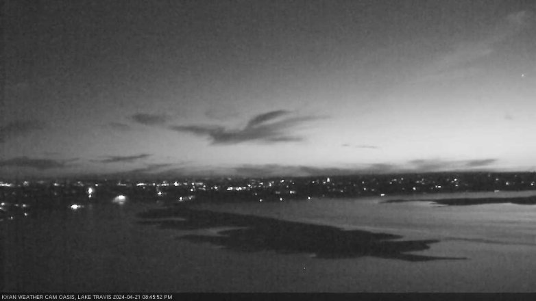Lake Travis webcam, April 21, 2024 8:45 PM CT