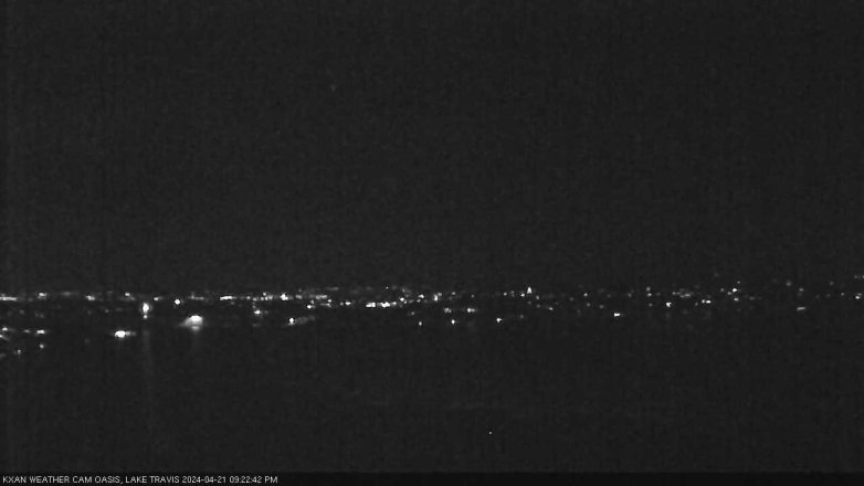 Lake Travis webcam, April 21, 2024 9:25 PM CT