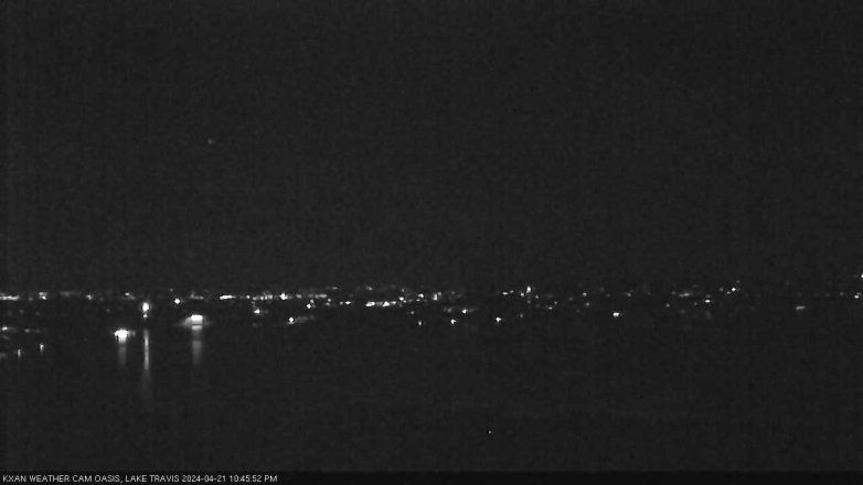 Lake Travis webcam, April 21, 2024 10:45 PM CT