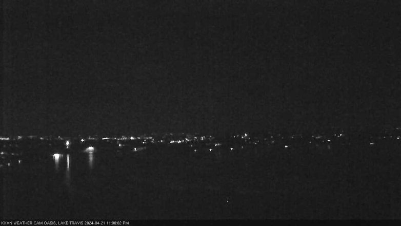 Lake Travis webcam, April 21, 2024 11:00 PM CT