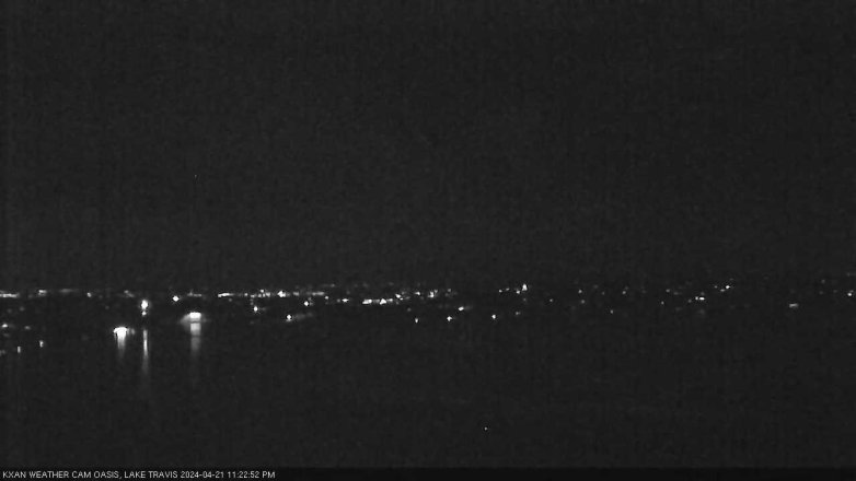 Lake Travis webcam, April 21, 2024 11:25 PM CT