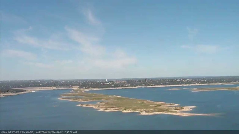 Lake Travis webcam, April 22, 2024 10:45 AM CT