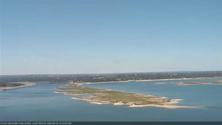 Lake Travis webcam, April 22, 2024 12:25 PM CT