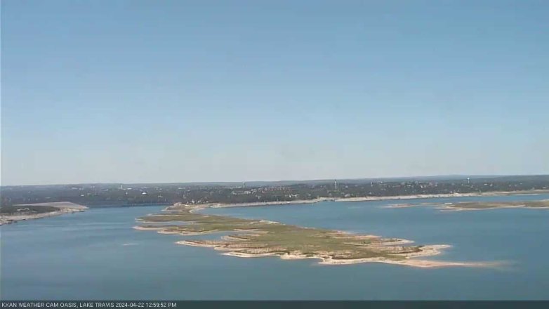 Lake Travis webcam, April 22, 2024 1:00 PM CT