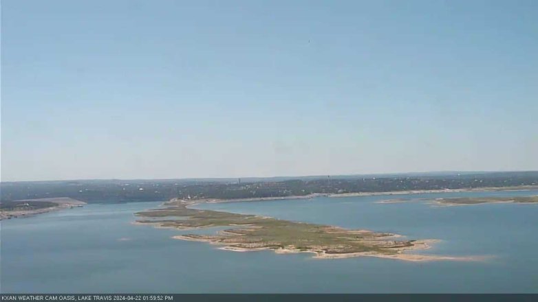 Lake Travis webcam, April 22, 2024 2:00 PM CT