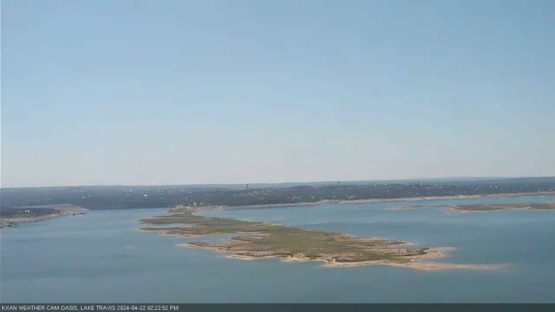 Lake Travis webcam, April 22, 2024 2:25 PM CT