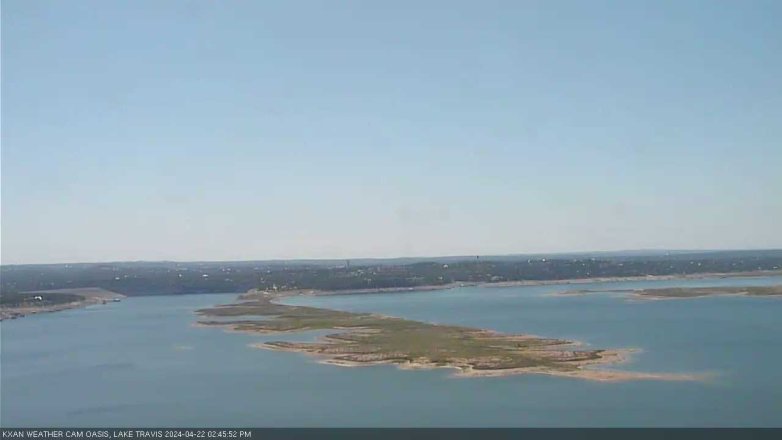 Lake Travis webcam, April 22, 2024 2:45 PM CT
