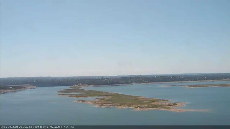 Lake Travis webcam, April 22, 2024 3:00 PM CT