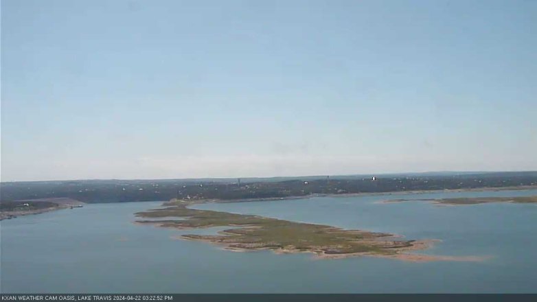 Lake Travis webcam, April 22, 2024 3:25 PM CT