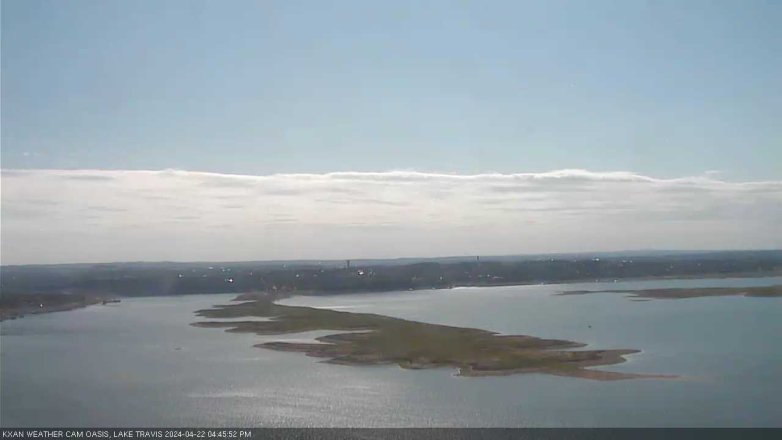 Lake Travis webcam, April 22, 2024 4:45 PM CT