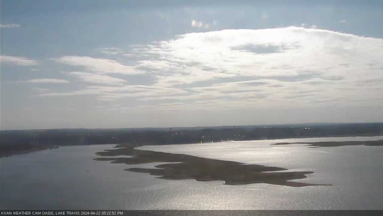 Lake Travis webcam, April 22, 2024 5:25 PM CT
