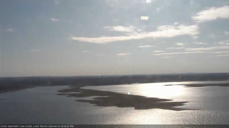 Lake Travis webcam, April 22, 2024 5:45 PM CT