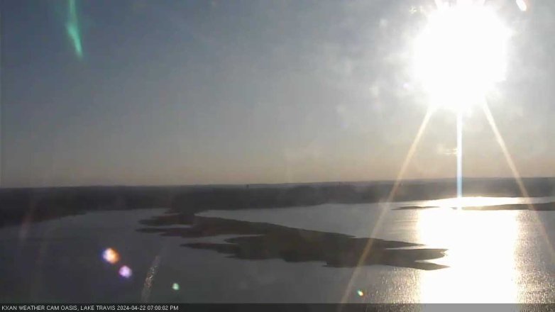 Lake Travis webcam, April 22, 2024 7:00 PM CT