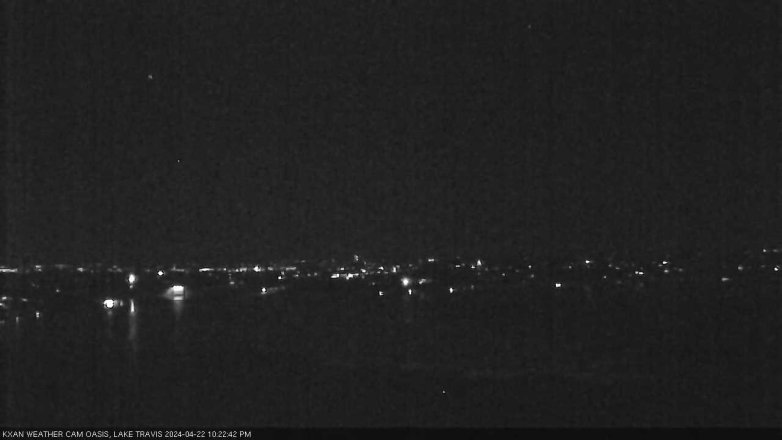 Lake Travis webcam, April 22, 2024 10:25 PM CT