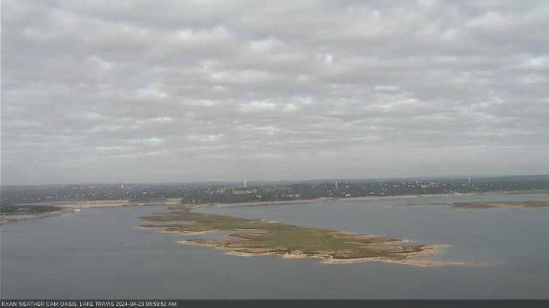 Lake Travis webcam, April 23, 2024 9:00 AM CT