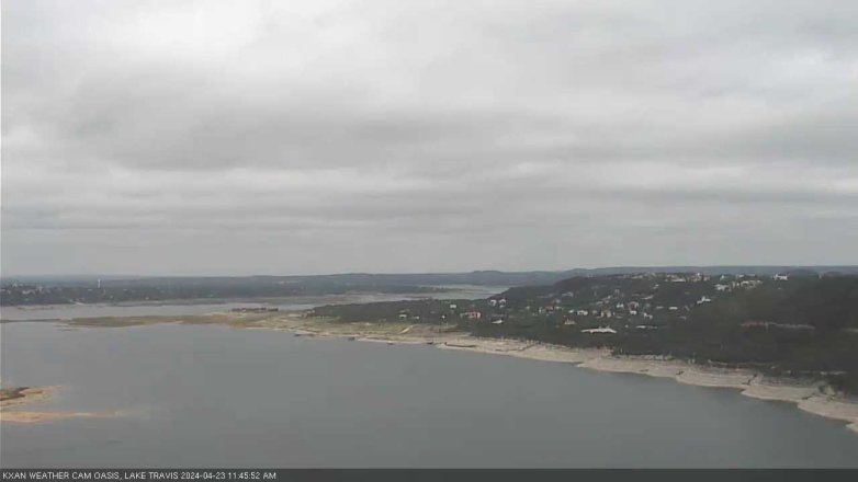 Lake Travis webcam, April 23, 2024 11:45 AM CT