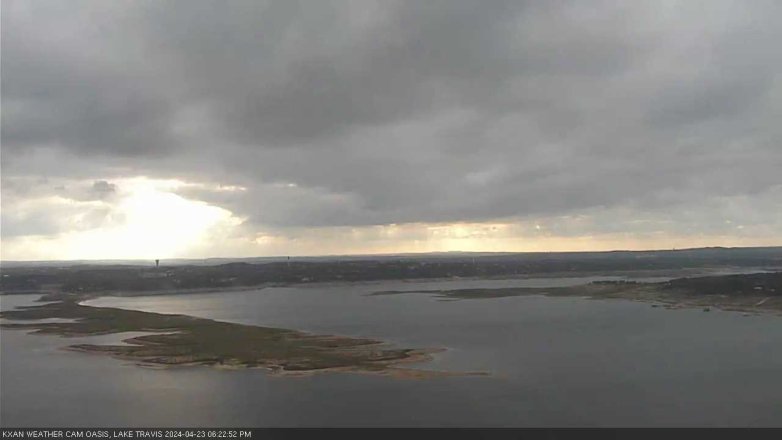 Lake Travis webcam, April 23, 2024 6:25 PM CT