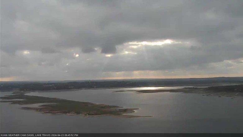 Lake Travis webcam, April 23, 2024 6:45 PM CT