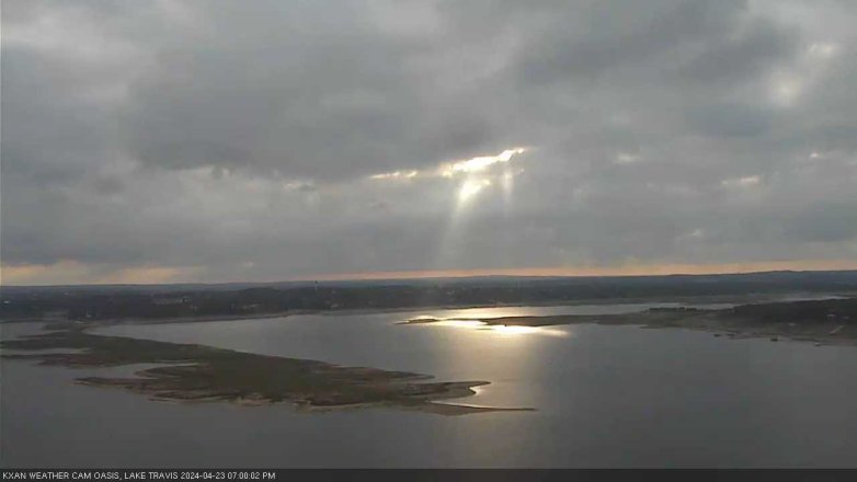 Lake Travis webcam, April 23, 2024 7:00 PM CT