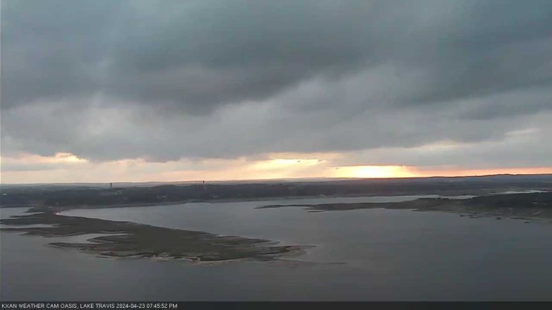 Lake Travis webcam, April 23, 2024 7:45 PM CT