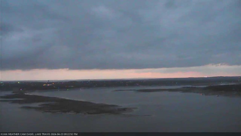 Lake Travis webcam, April 23, 2024 8:25 PM CT