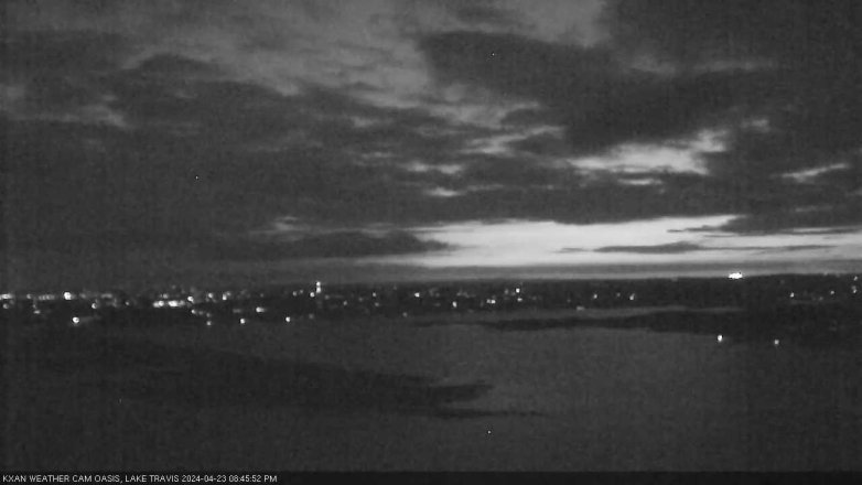 Lake Travis webcam, April 23, 2024 8:45 PM CT