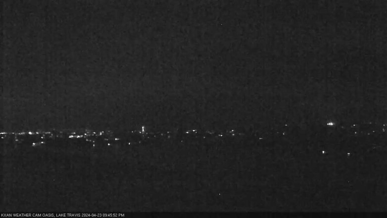 Lake Travis webcam, April 23, 2024 9:45 PM CT