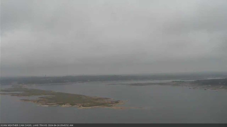 Lake Travis webcam, April 24, 2024 9:45 AM CT