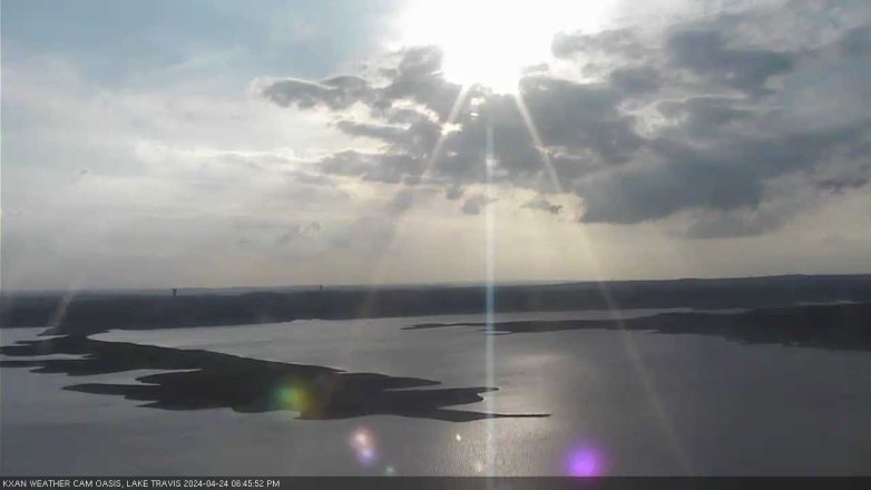 Lake Travis webcam, April 24, 2024 6:45 PM CT