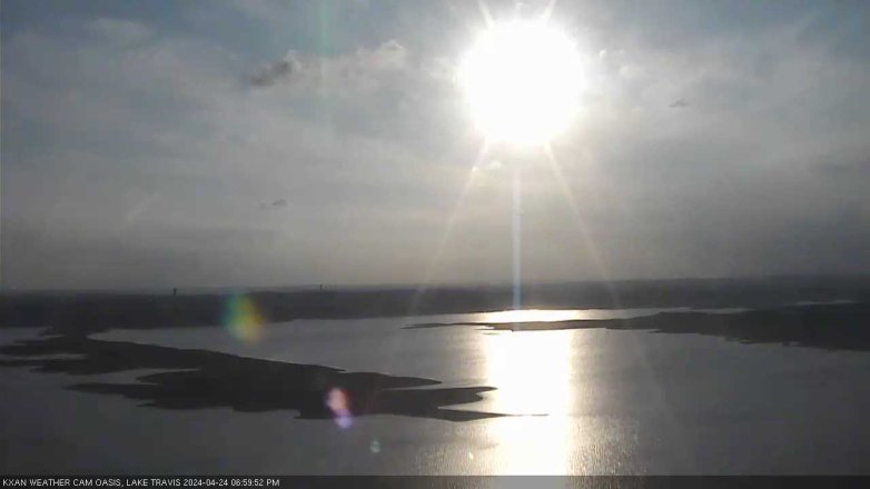 Lake Travis webcam, April 24, 2024 7:00 PM CT