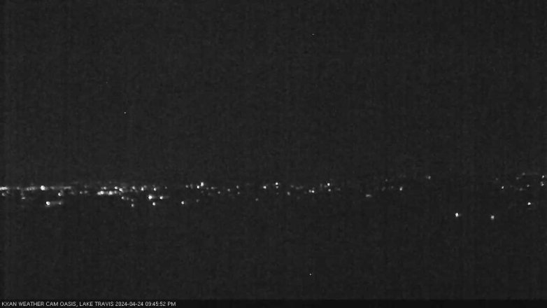 Lake Travis webcam, April 24, 2024 9:45 PM CT