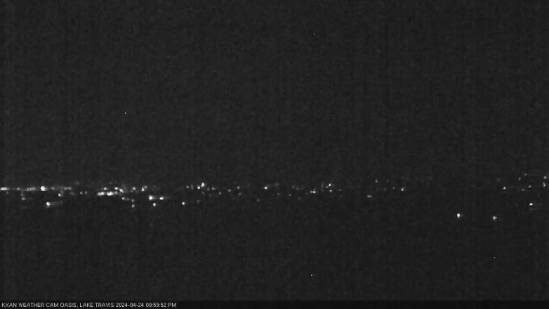 Lake Travis webcam, April 24, 2024 10:00 PM CT