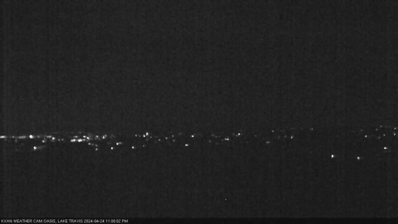 Lake Travis webcam, April 24, 2024 11:00 PM CT