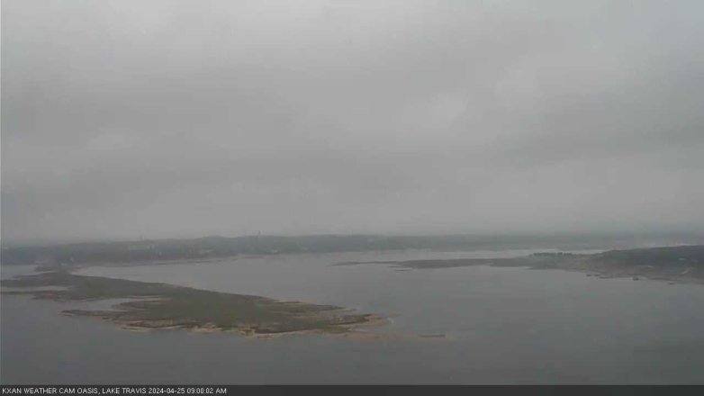 Lake Travis webcam, April 25, 2024 9:00 AM CT
