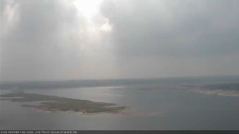 Lake Travis webcam, April 25, 2024 4:45 PM CT