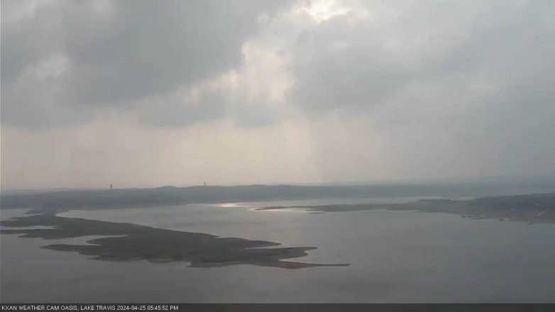 Lake Travis webcam, April 25, 2024 5:45 PM CT