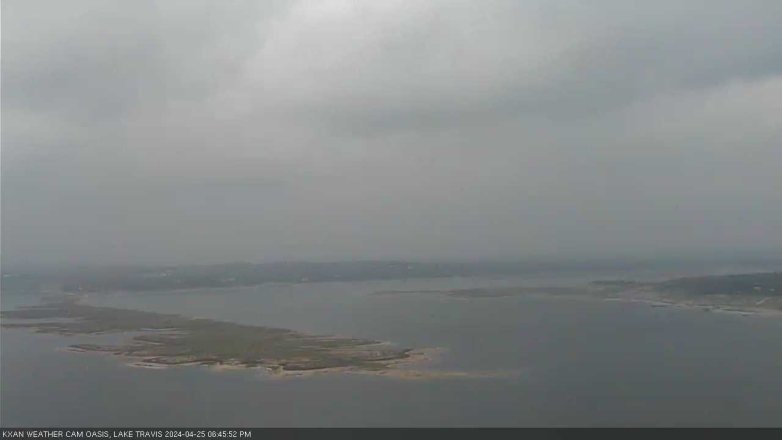 Lake Travis webcam, April 25, 2024 6:45 PM CT