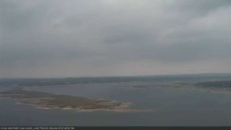 Lake Travis webcam, April 25, 2024 7:45 PM CT